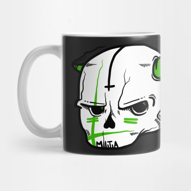 X Militia Skull Green by XMilitiaOnly